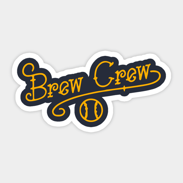 Brew Crew Baseball Tattoo Sticker by Throwzack